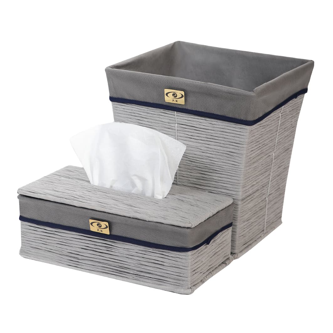 Trash Can and Tissue Box Set