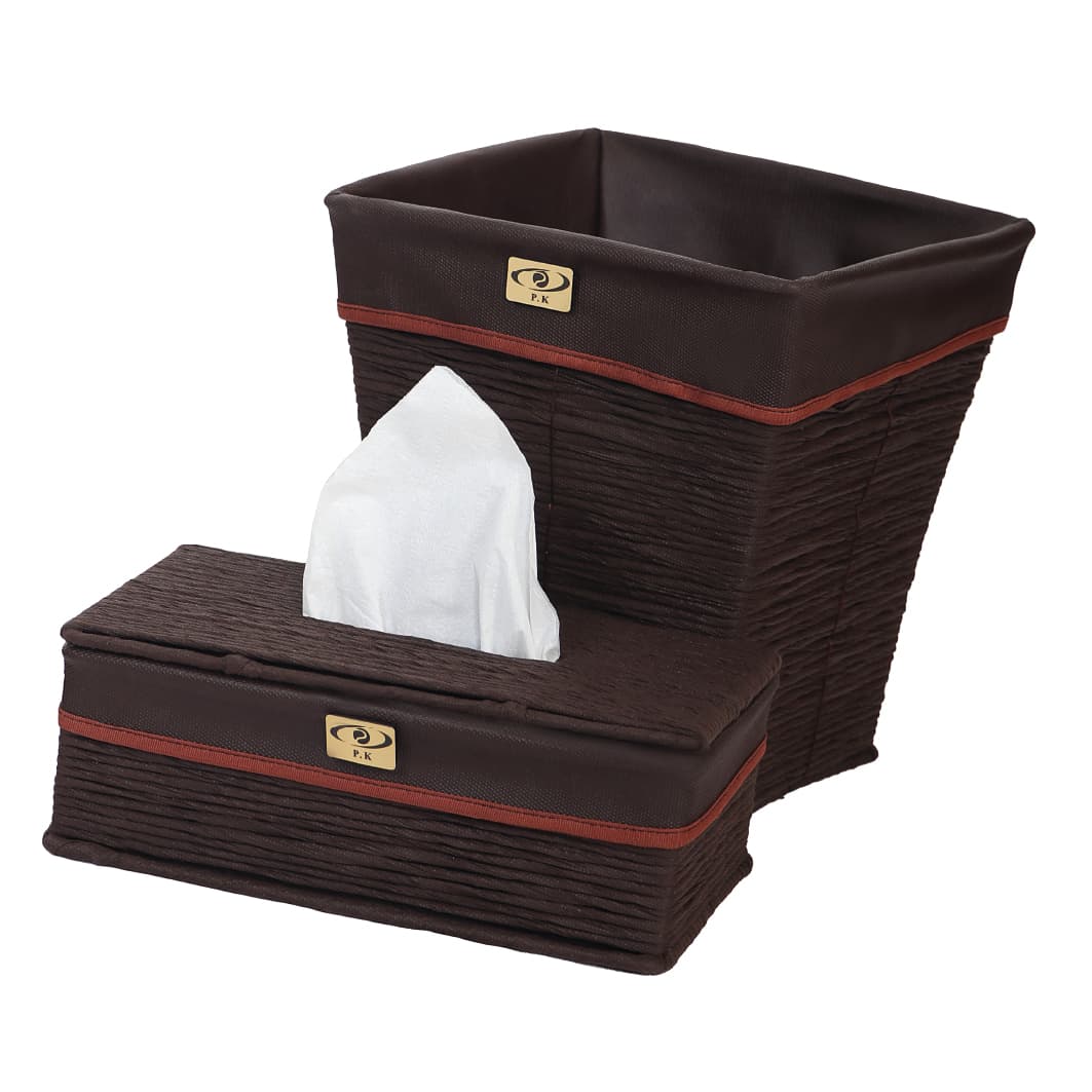 Trash Can and Tissue Box Set