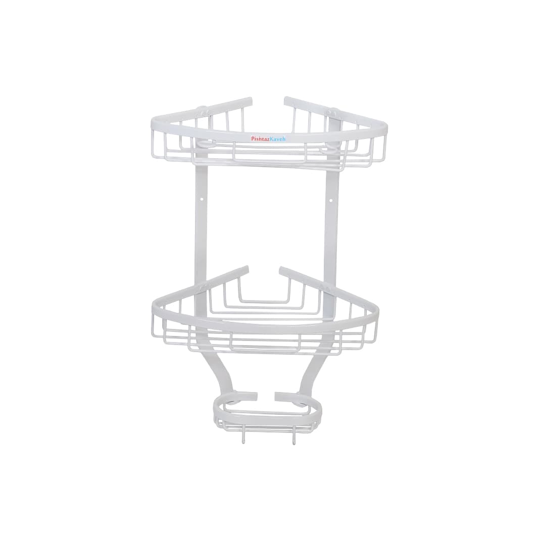 Dorsa Corner Bathroom Stand - 2 Tier