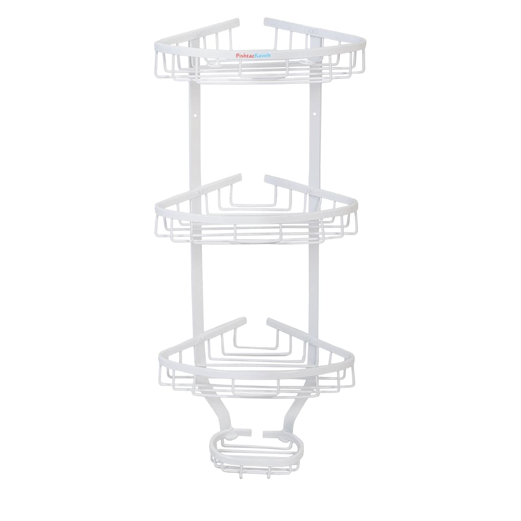 Dorsa Corner Bathroom Stand - 3 Tier