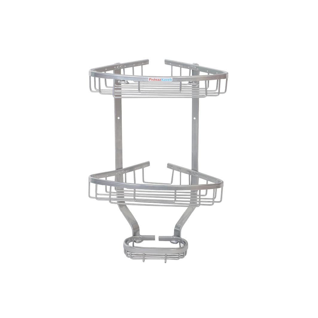 Dorsa Corner Bathroom Stand - 2 Tier