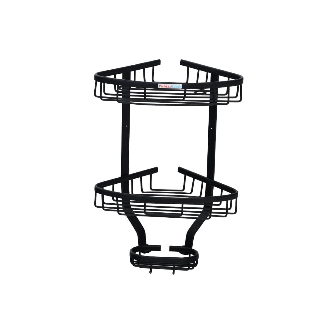 Dorsa Corner Bathroom Stand - 2 Tier