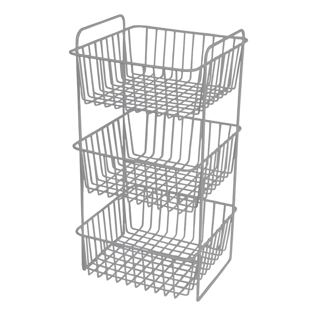 Aram Square Potato - Onion Rack -3 Tier