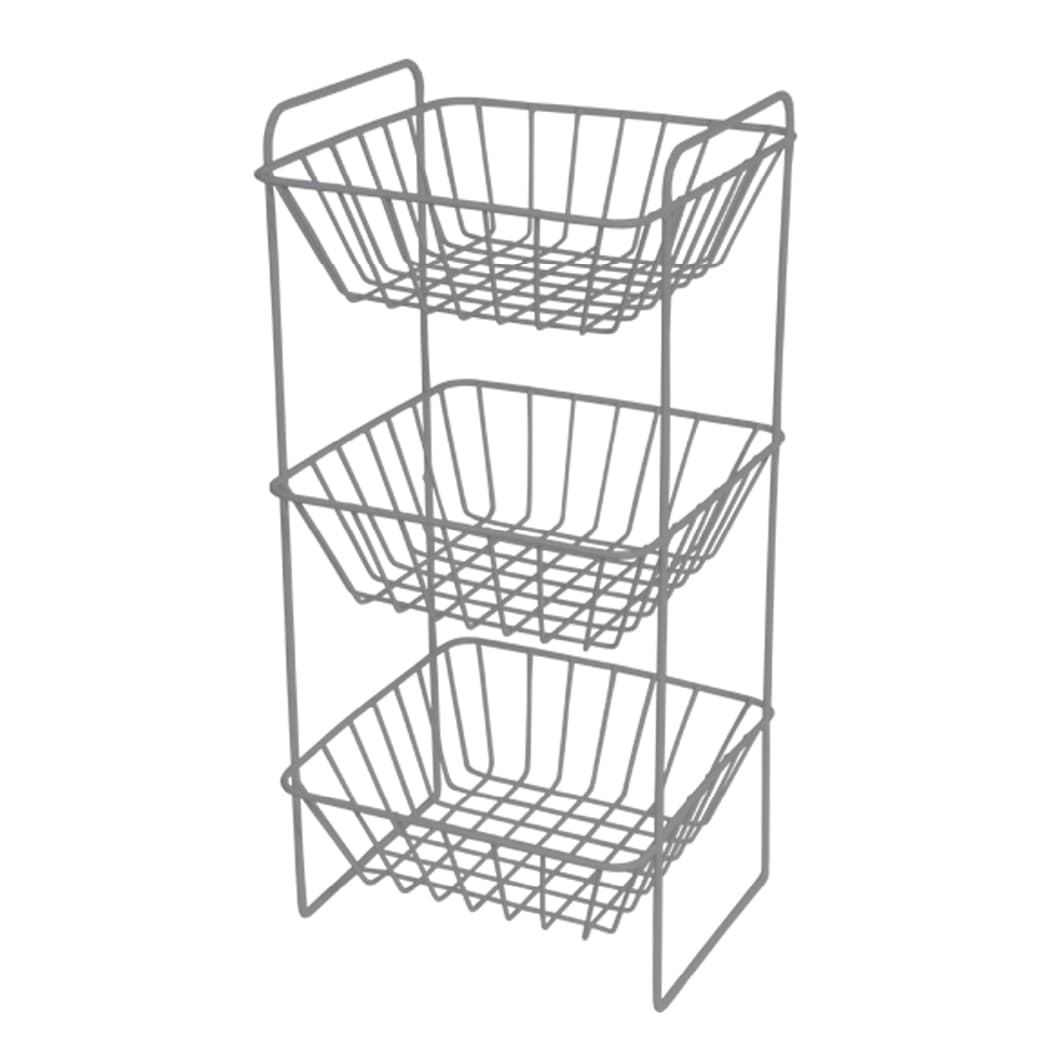 Atlas Square Potato - Onion Rack -3 Tier