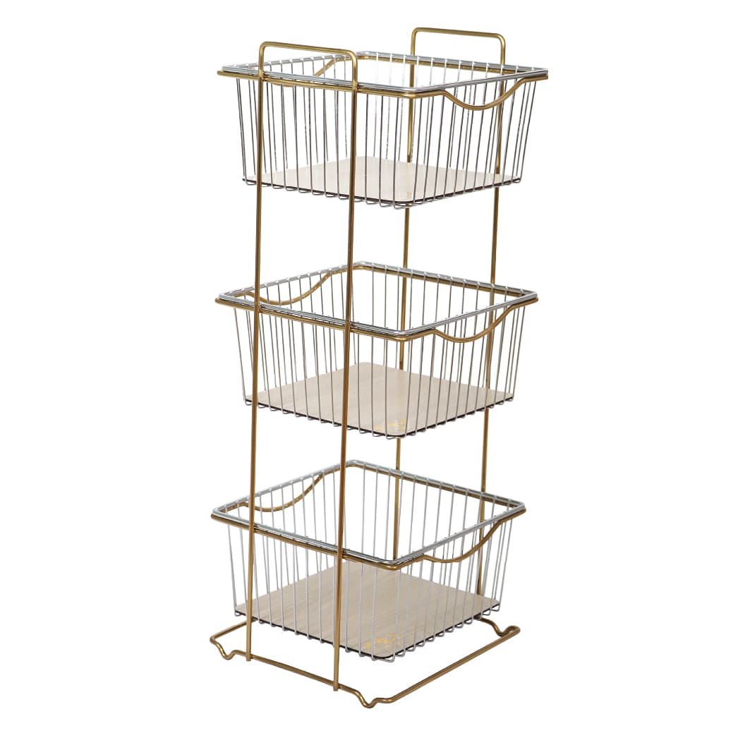 Mana  Square Potato - Onion Rack  3 Tier